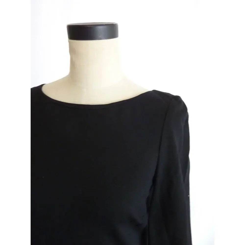 Banana Republic Black 3/4 Sleeve Dress 2
